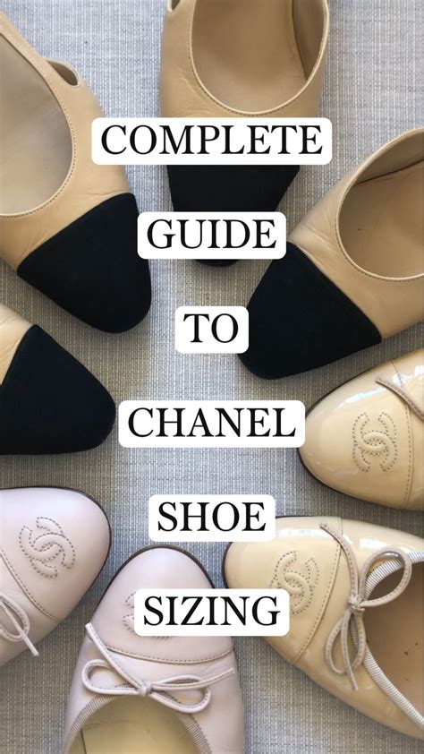 chanel shoes size guide